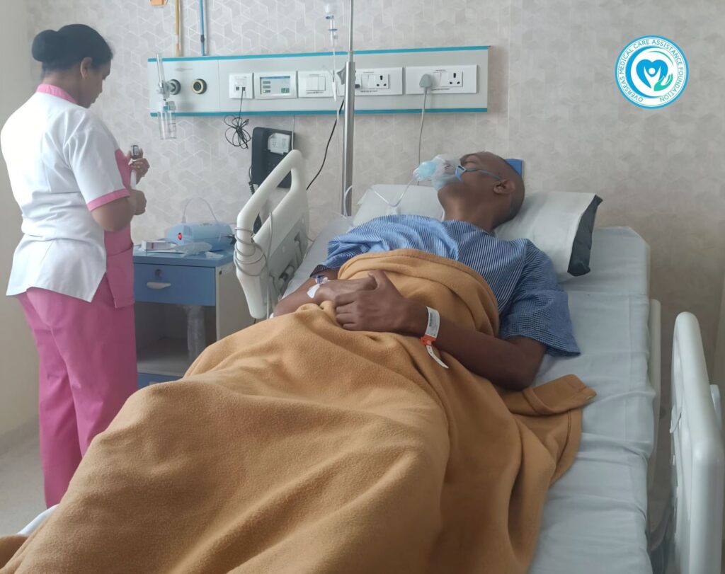 irshad prepares for surgery
