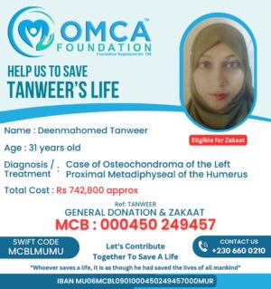 help save tanweer’s health – urgent medical treatment support