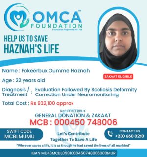 help save haznah’s life – urgent scoliosis deformity correction surgery