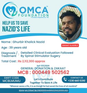 help save nazid’s life – urgent spinal stimulator surgery