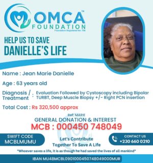 help save danielle’s life – urgent cystoscopy & bladder treatment