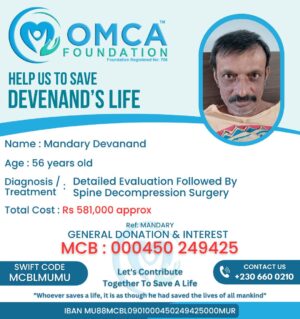 help save devenand’s life – urgent spine decompression surgery