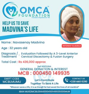 help save madvina’s life – urgent cervical spine surgery fundraiser