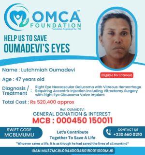 help save oumadevi’s eyes – urgent eye surgery needed