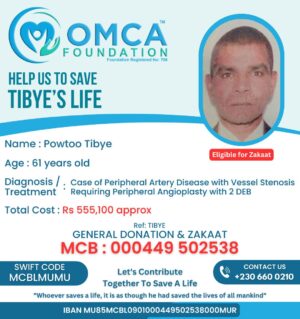 help save tibye’s life – urgent angioplasty support