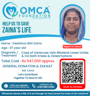 Help Save Zaina’s Life – Urgent Varicose Vein Surgery Treatment Support
