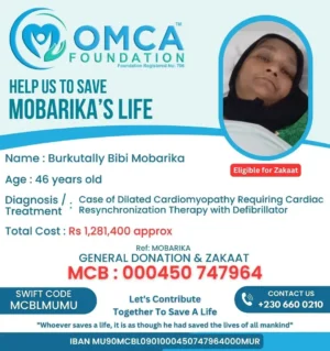 Help Save Mobarika’s Life – CRT-D Heart Treatment Support