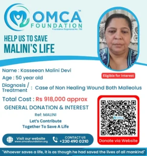 Help Save Malini’s Life – Urgent Wound & Vascular Surgery Support