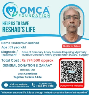 Help Save Reshad’s Life – Urgent Heart Bypass Surgery Support