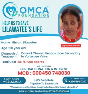 Help Save Lilawatee’s Life – Urgent Venous Ulcer Treatment Support