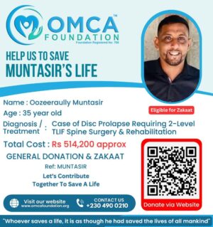 Help Save Muntasir’s Life – Urgent Spine Surgery Support