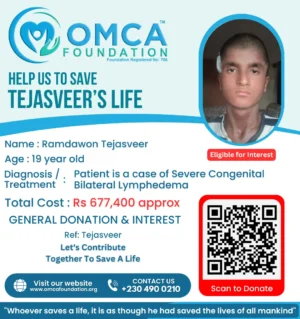 Help Save Tejasveer’s Life – Urgent Lymphedema Treatment Support