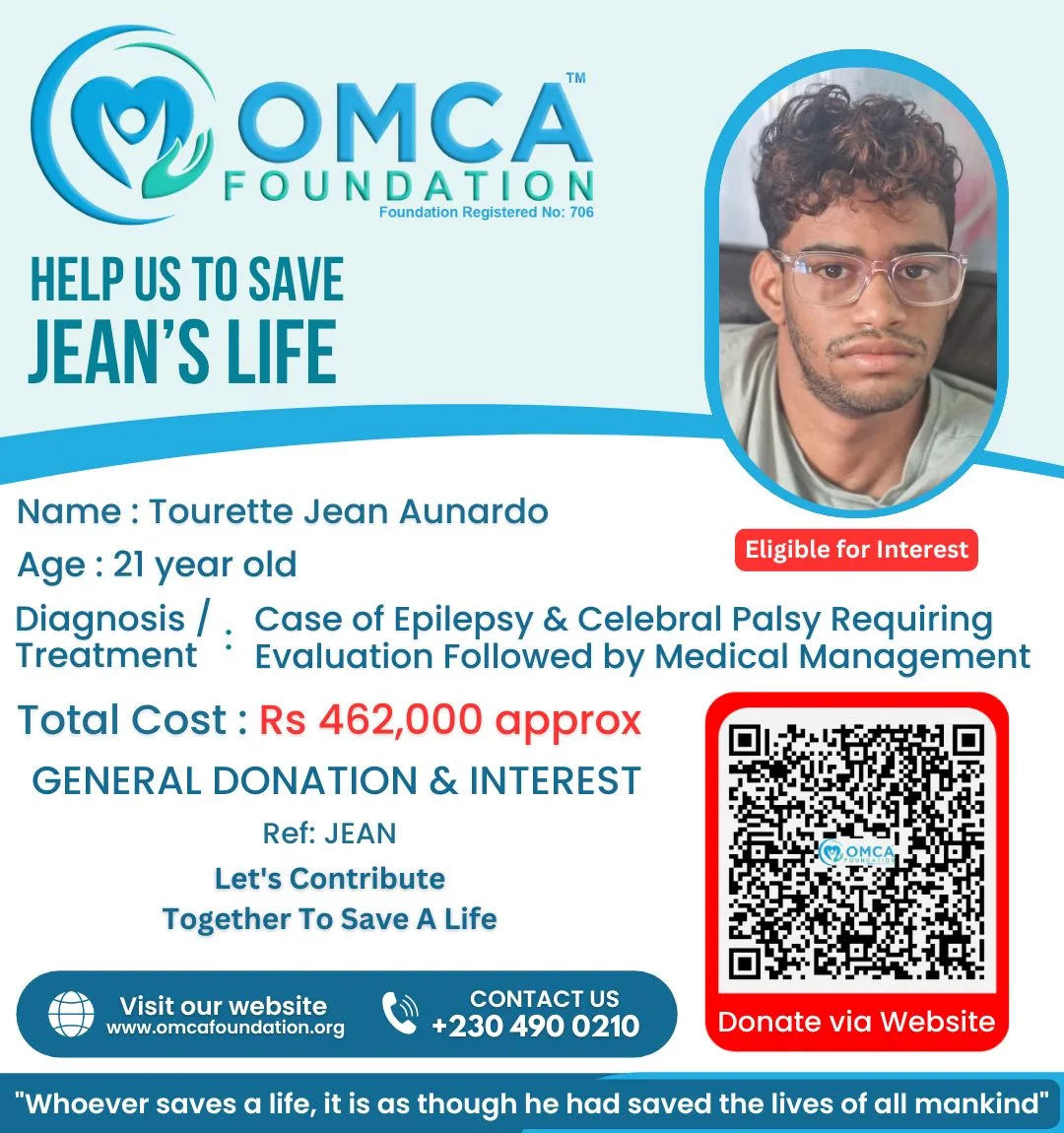 Help Save Jean’s Life – Urgent Epilepsy & Cerebral Palsy Treatment Support