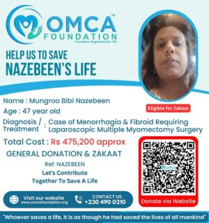 Help Save Nazebeen’s Life – Fibroid Surgery Support