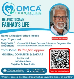 Help Save Farhad’s Life – Urgent Spine Surgery Support