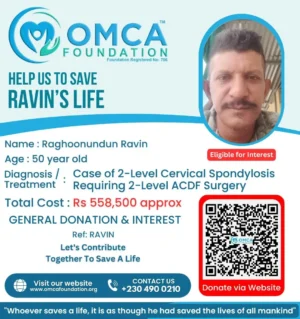 Help Save Ravin’s Life – Urgent Spine Surgery Support