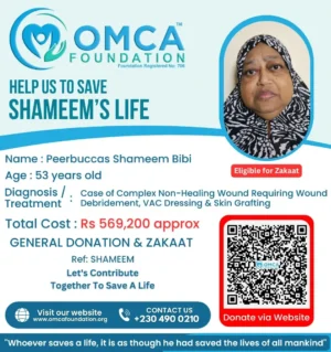 Help Save Shameem's Life – Urgent Complex Wound Treatment Support