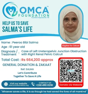 Help Save Salma’s Life – Urgent Kidney Surgery Support