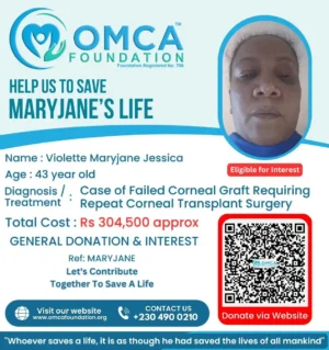 Help Save Maryjane's Life – Urgent Corneal Transplant Surgery Support