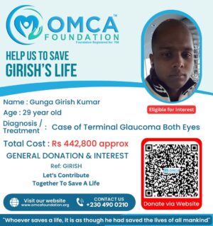 Help Save Girish’s Vision – Urgent Glaucoma Treatment Support